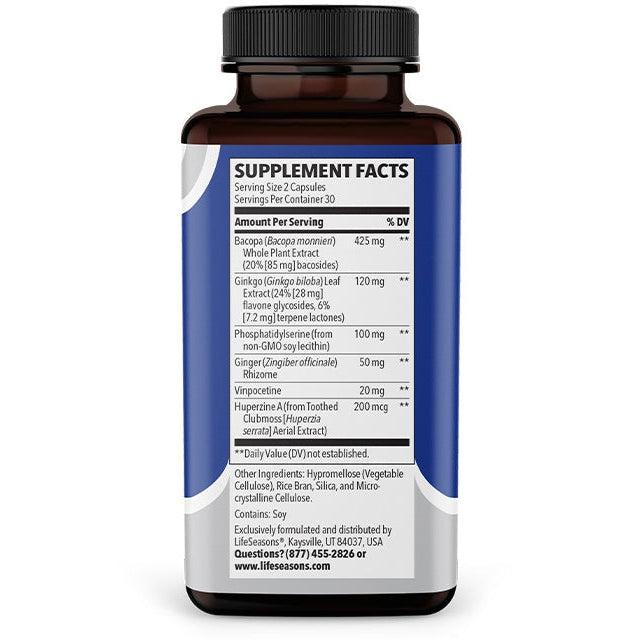 LifeSeasons Clari-T Cognitive Support-N101 Nutrition