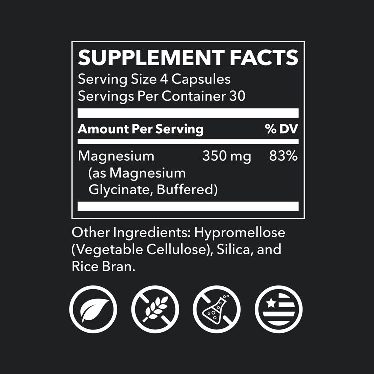 LifeSeasons Essentials Magnesium Glycinate 350 mg-N101 Nutrition