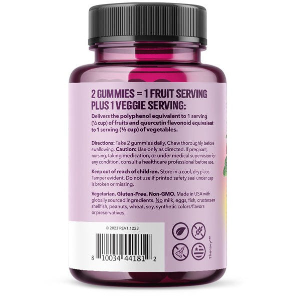 LifeSeasons Fruit & Veggie Gummy-N101 Nutrition