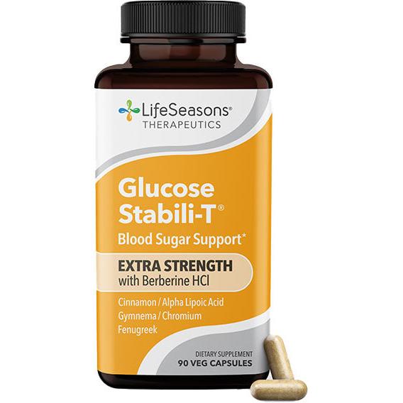 LifeSeasons Glucose Stabili-T Extra Strength with Berberine HCl-N101 Nutrition