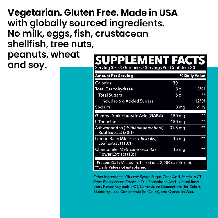 LifeSeasons NeuroQ Calm Thinking Stress Relief Gummies-N101 Nutrition