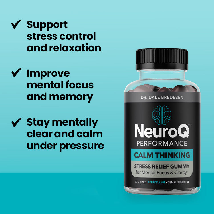 LifeSeasons NeuroQ Calm Thinking Stress Relief Gummies-N101 Nutrition