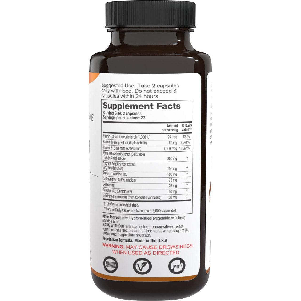 LifeSeasons Relieve-R-N101 Nutrition