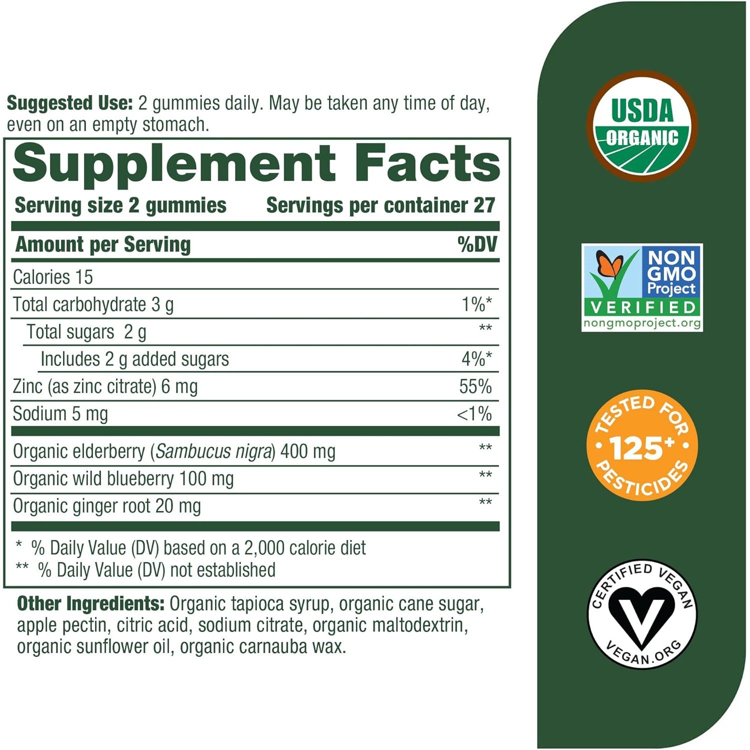 MegaFood Elderberry Immune Support Gummies-N101 Nutrition