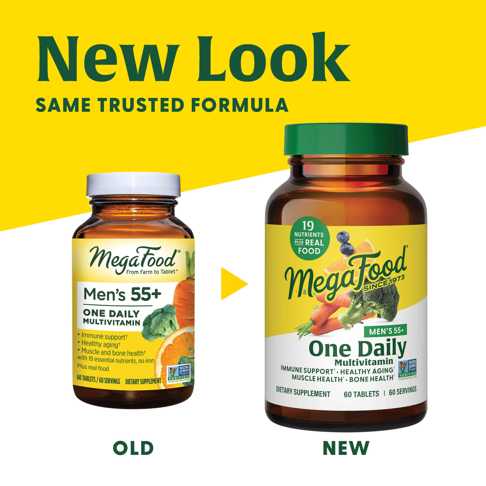 MegaFood Men's 55+ One Daily Multivitamin-N101 Nutrition