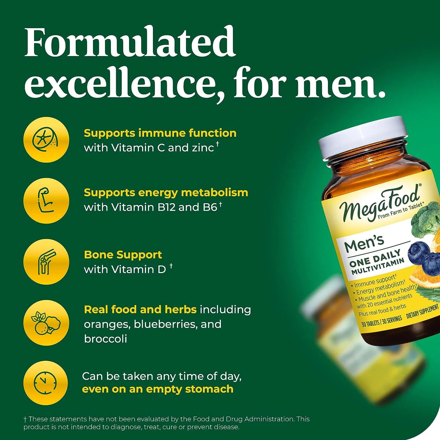 MegaFood Men’s One Daily Multivitamin-N101 Nutrition