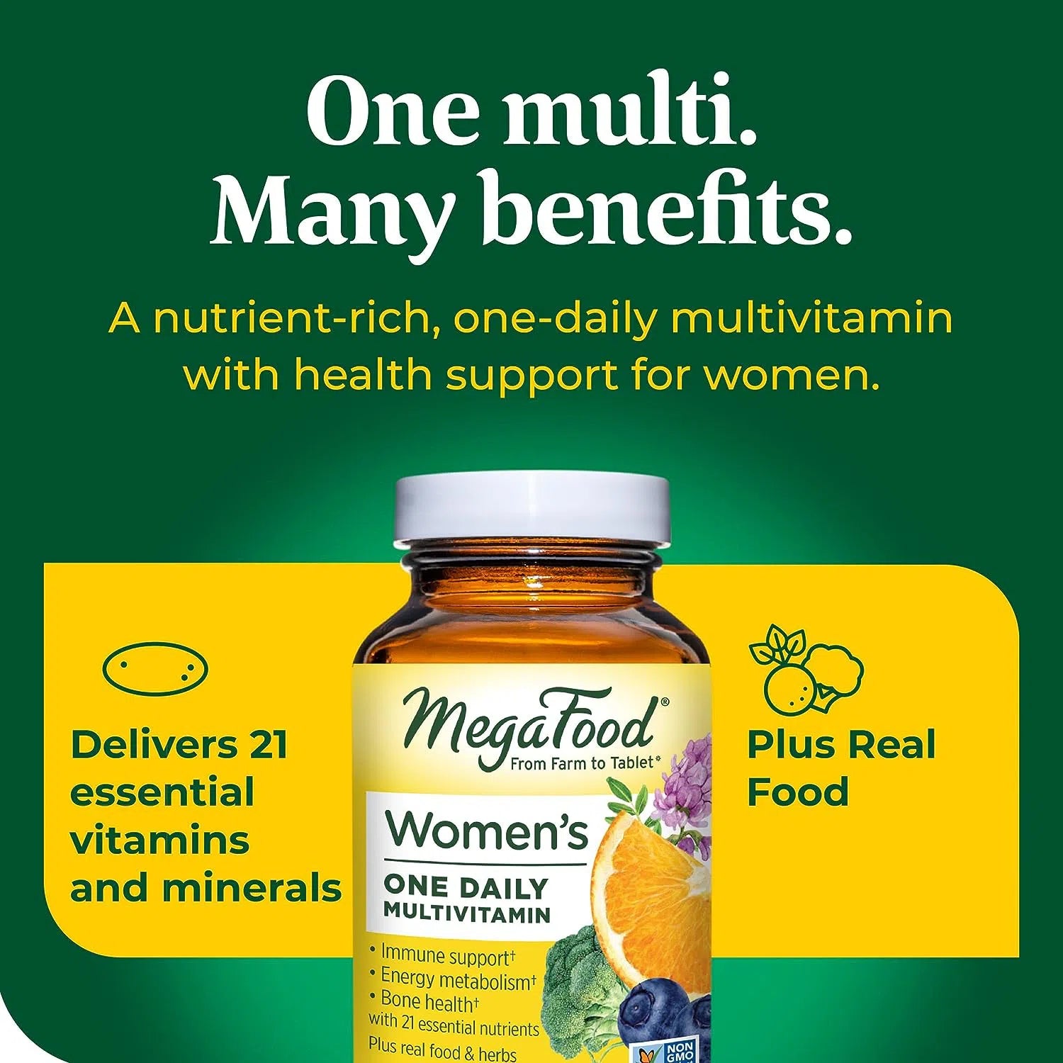 MegaFood Women’s One Daily Multivitamin-N101 Nutrition