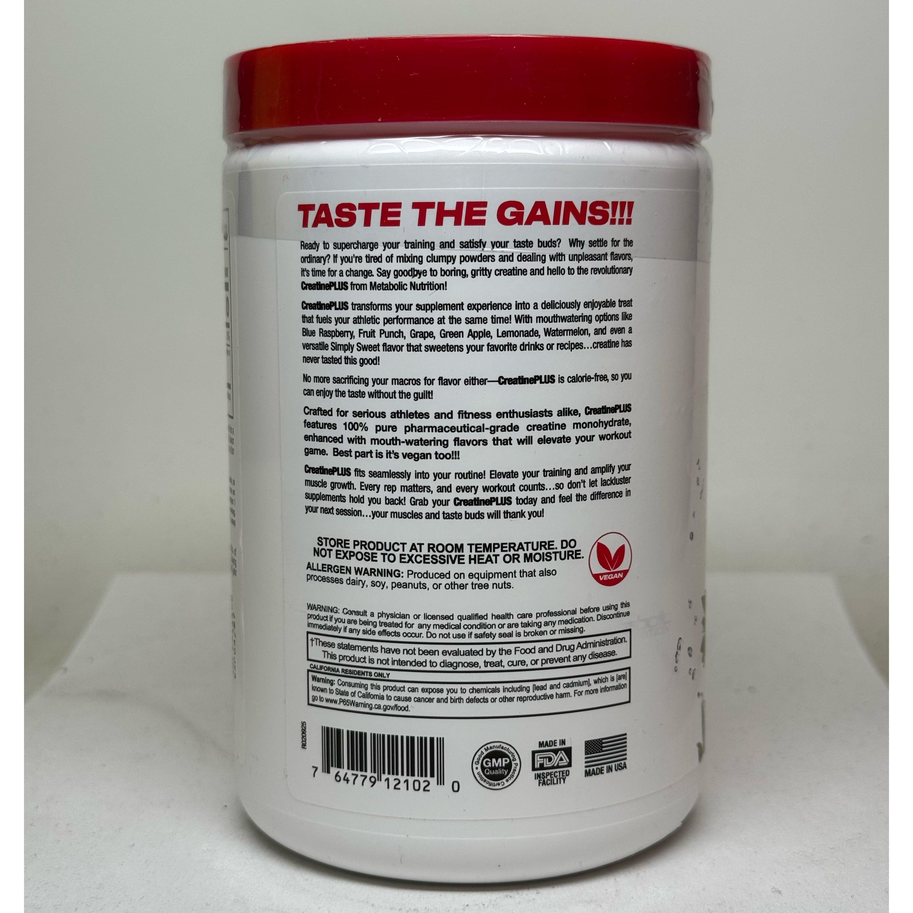 Metabolic Nutrition CreatinePLUS-N101 Nutrition