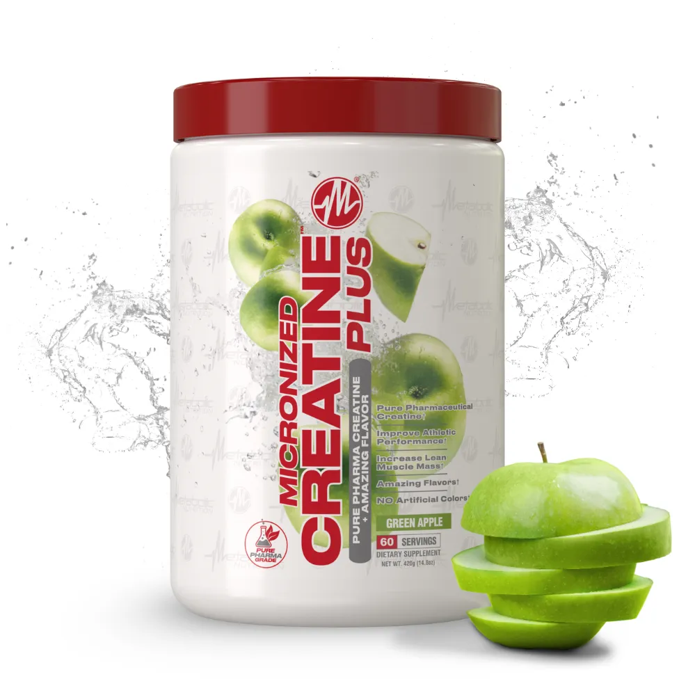 Metabolic Nutrition CreatinePLUS-60 servings-Green Apple-N101 Nutrition