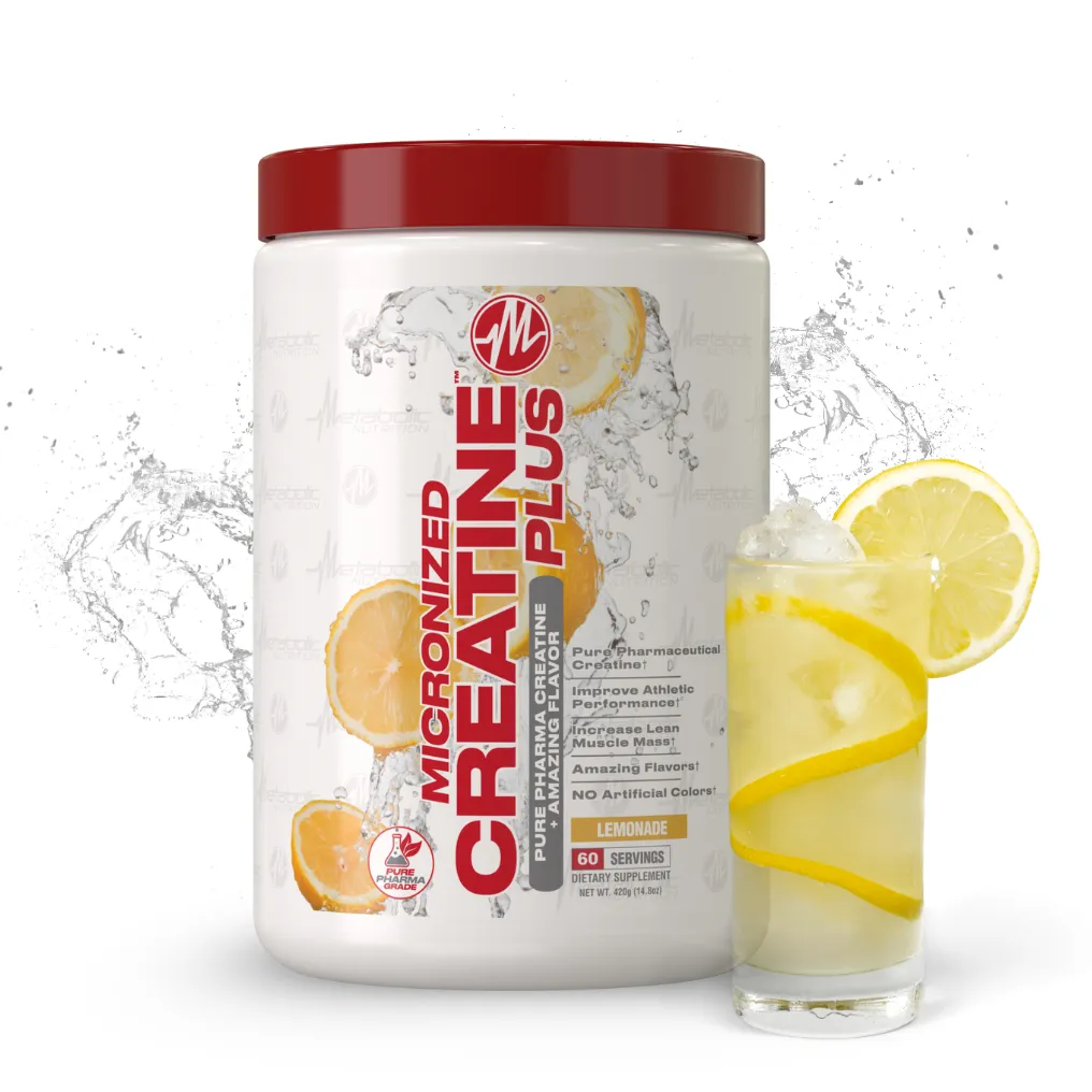 Metabolic Nutrition CreatinePLUS-60 servings-Lemonade-N101 Nutrition