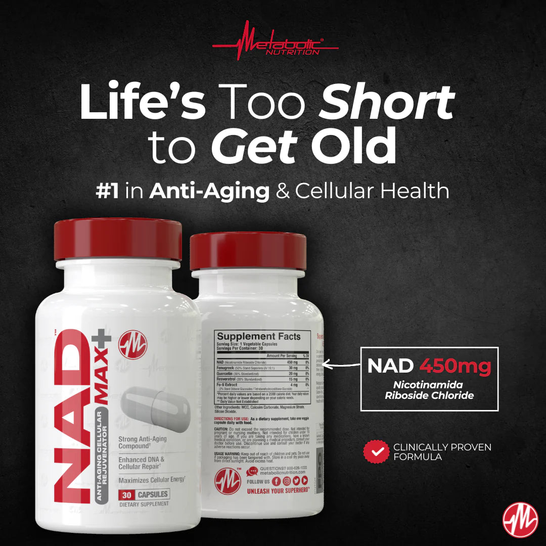Metabolic Nutrition NAD MAX+-N101 Nutrition