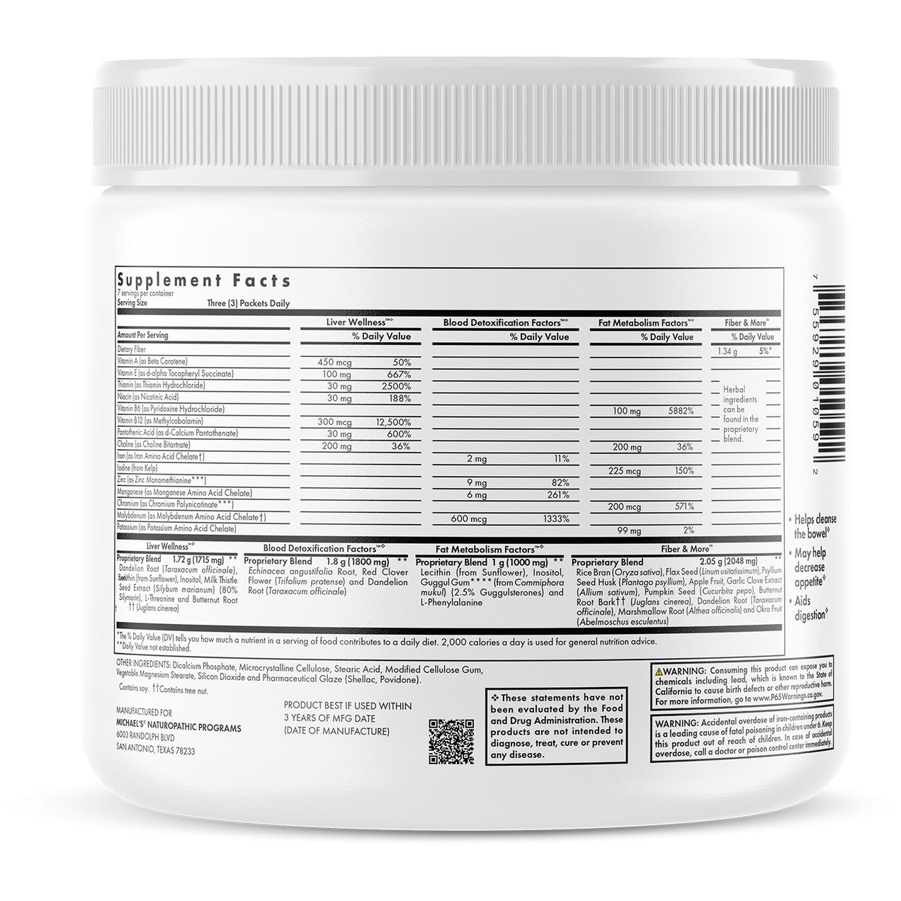 Michael's Health 1 Week Flush-N101 Nutrition