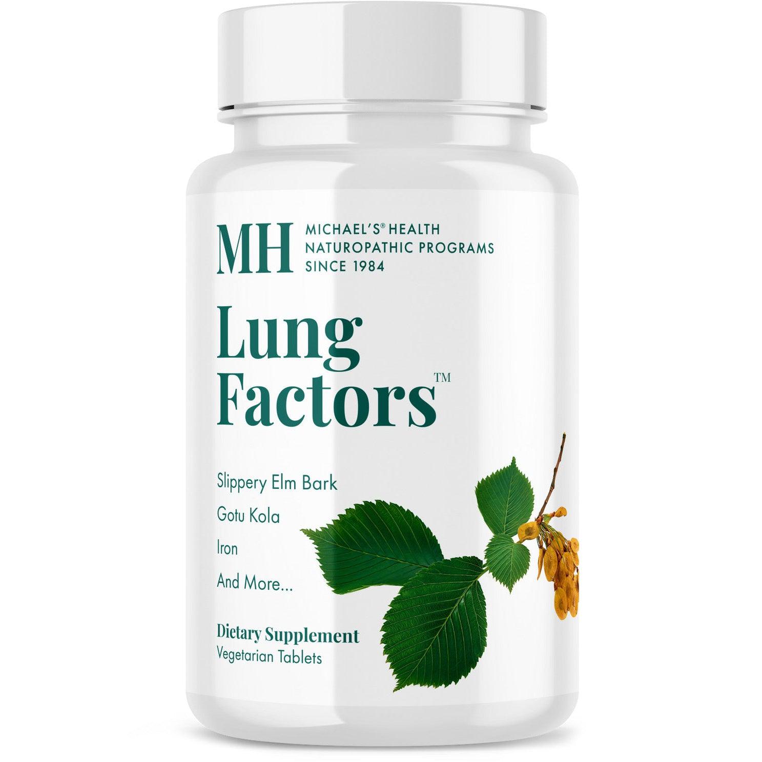 Michaels Health Lung Factors-60 vegetarian tablets-N101 Nutrition