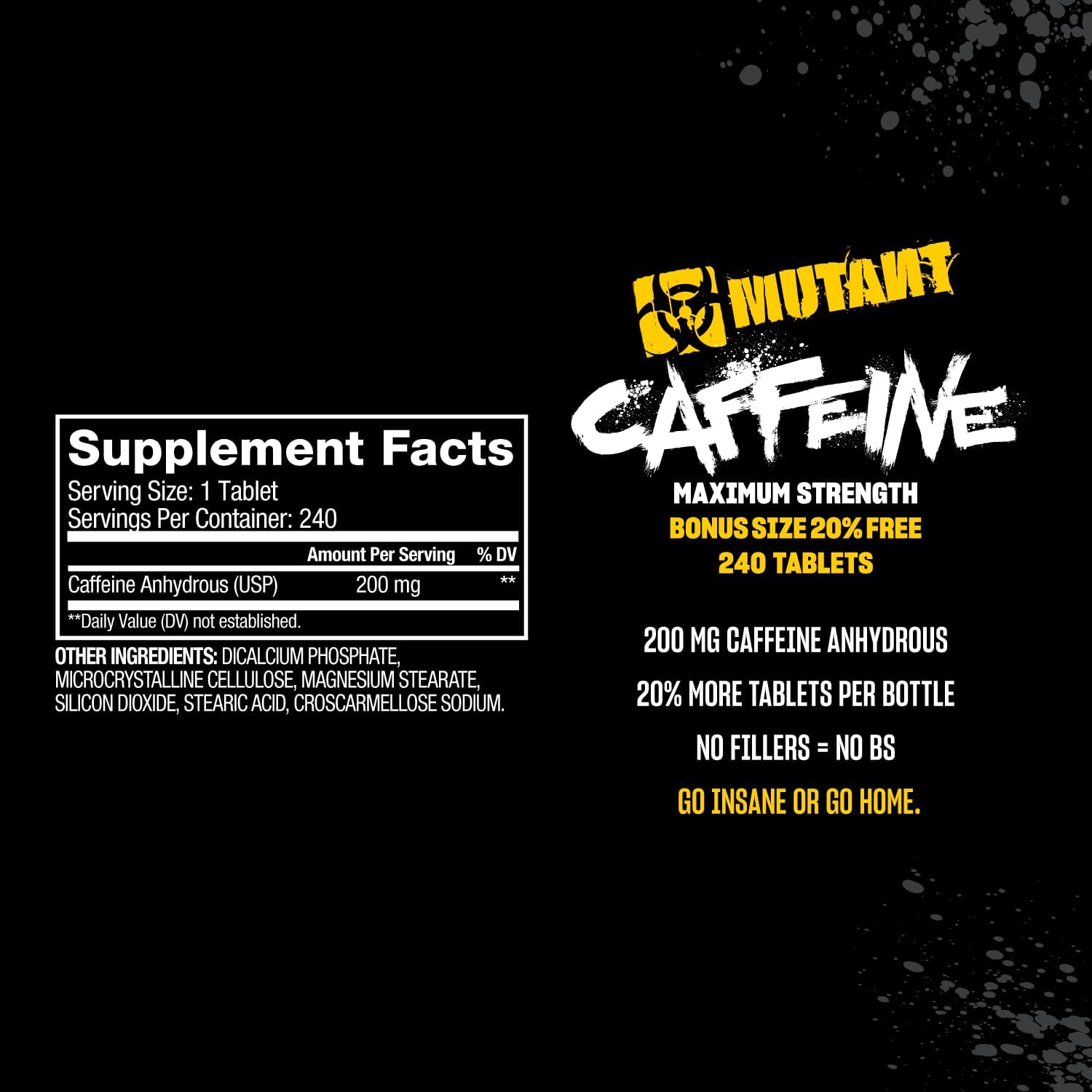 Mutant Caffeine-N101 Nutrition