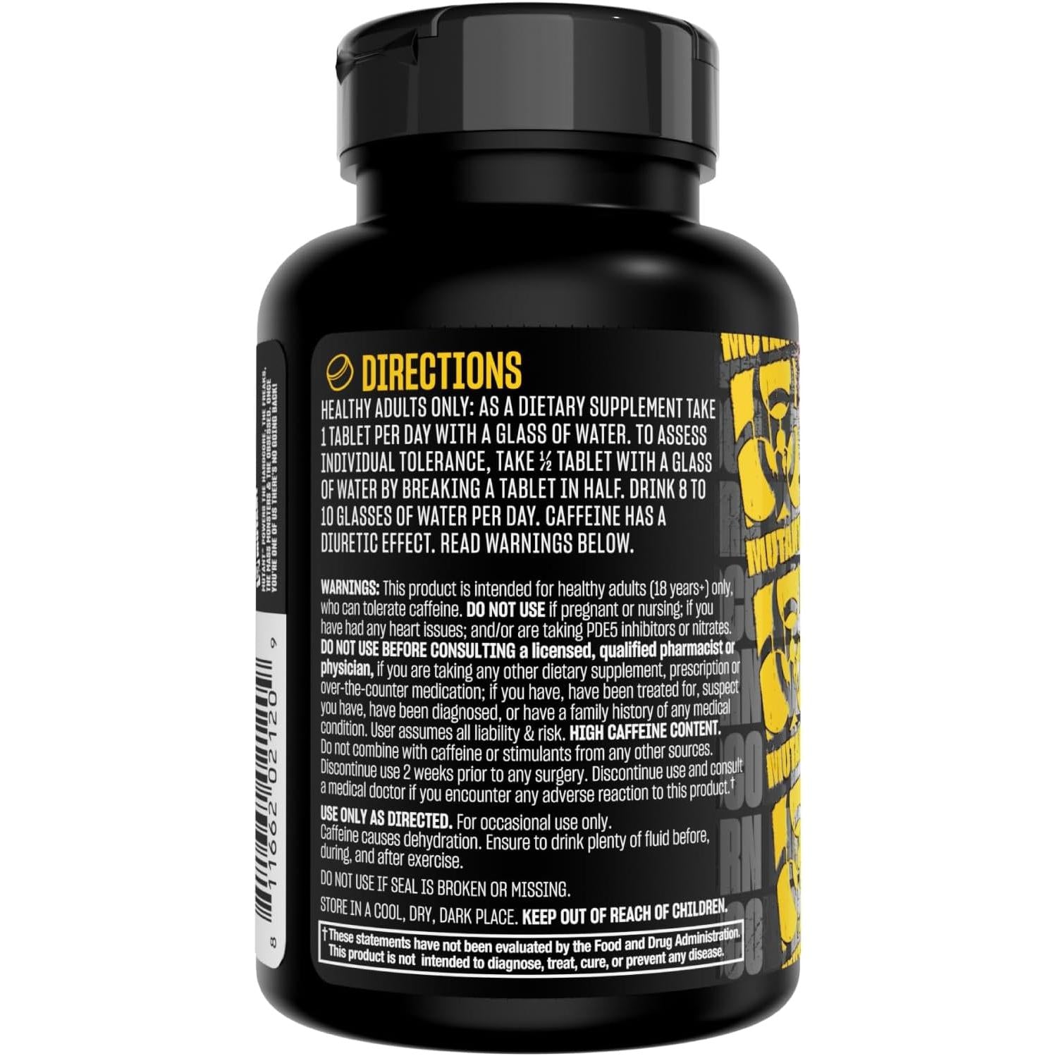 Mutant Caffeine-N101 Nutrition