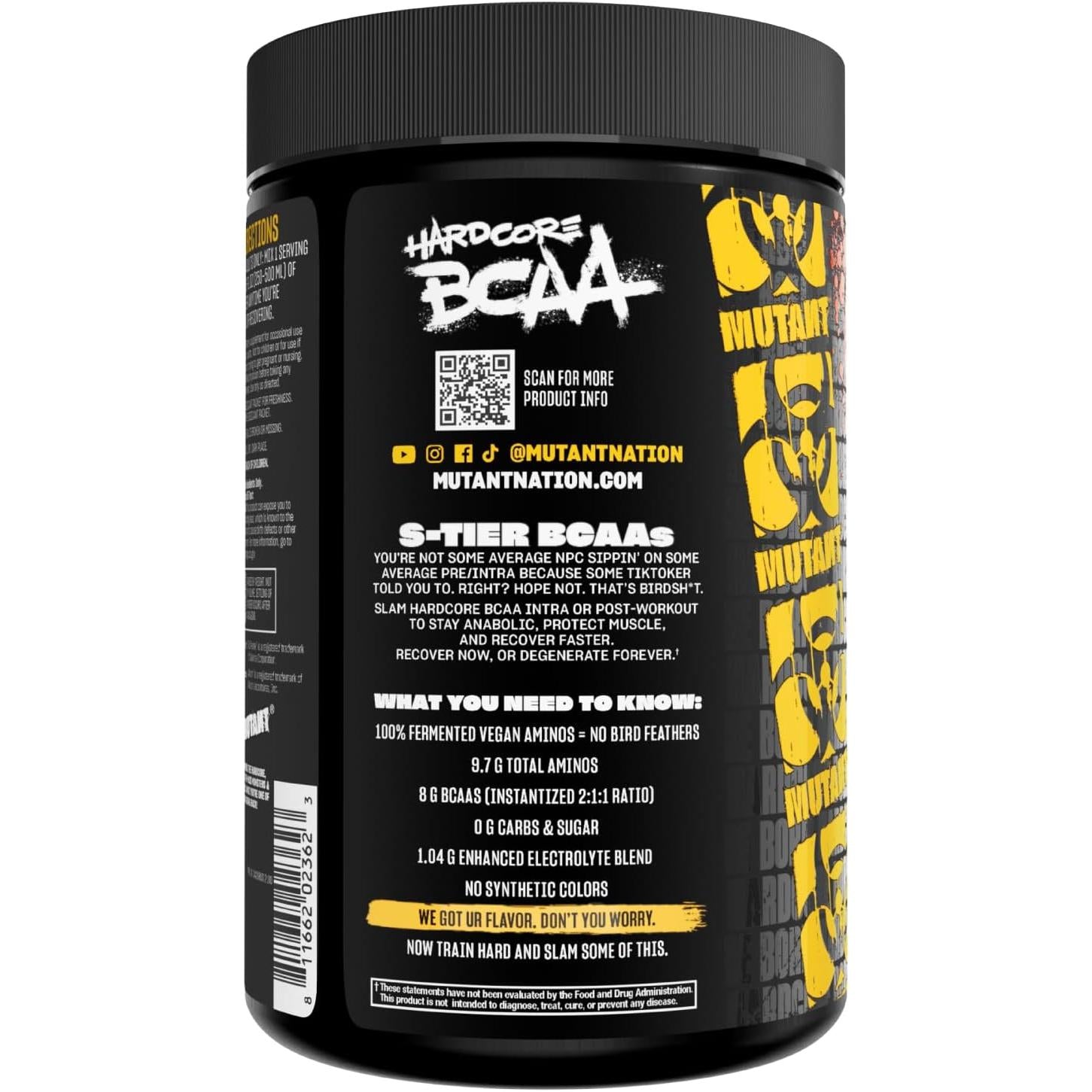 Mutant Hardcore BCAA-N101 Nutrition
