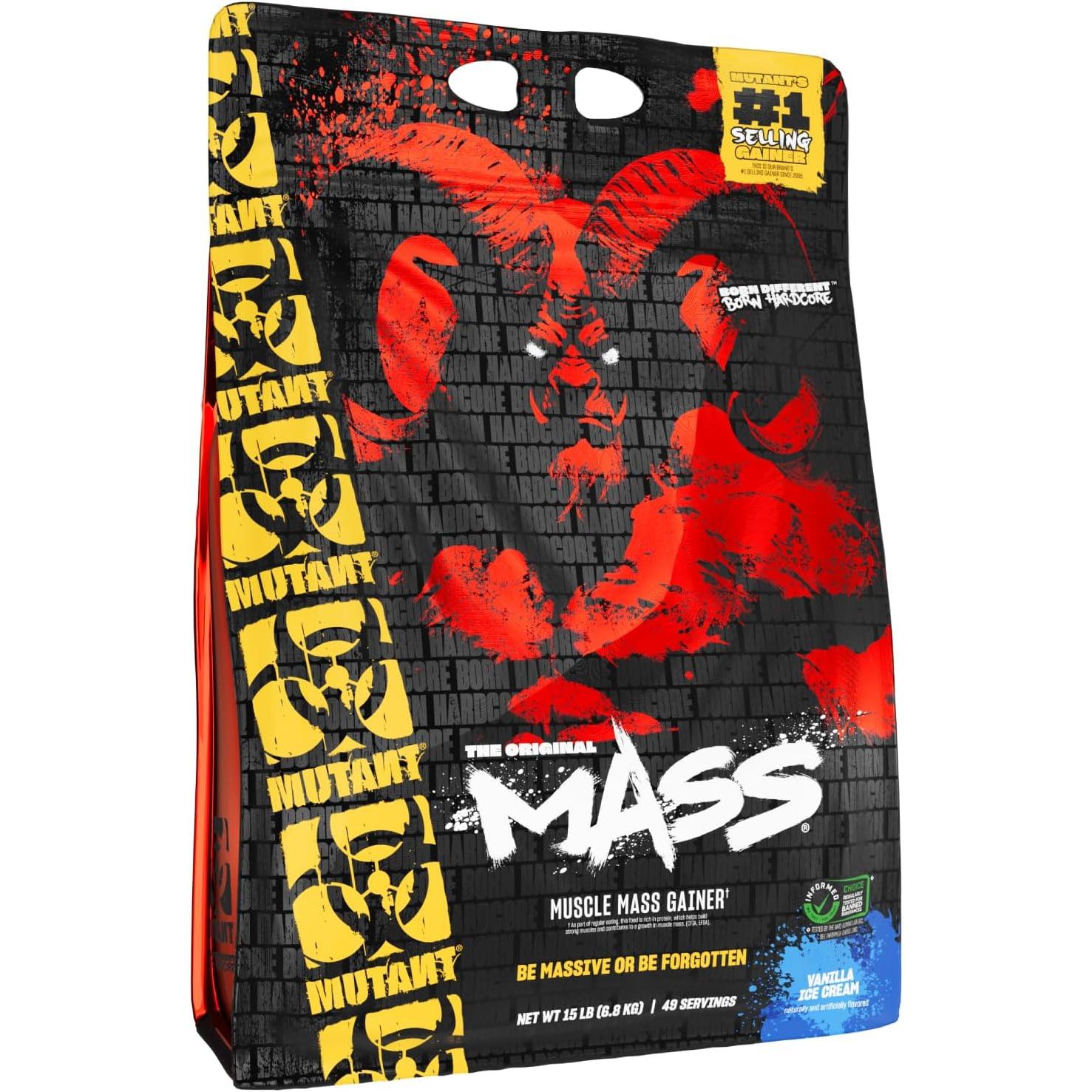 Mutant Mass-15 lbs-Vanilla Ice Cream-N101 Nutrition