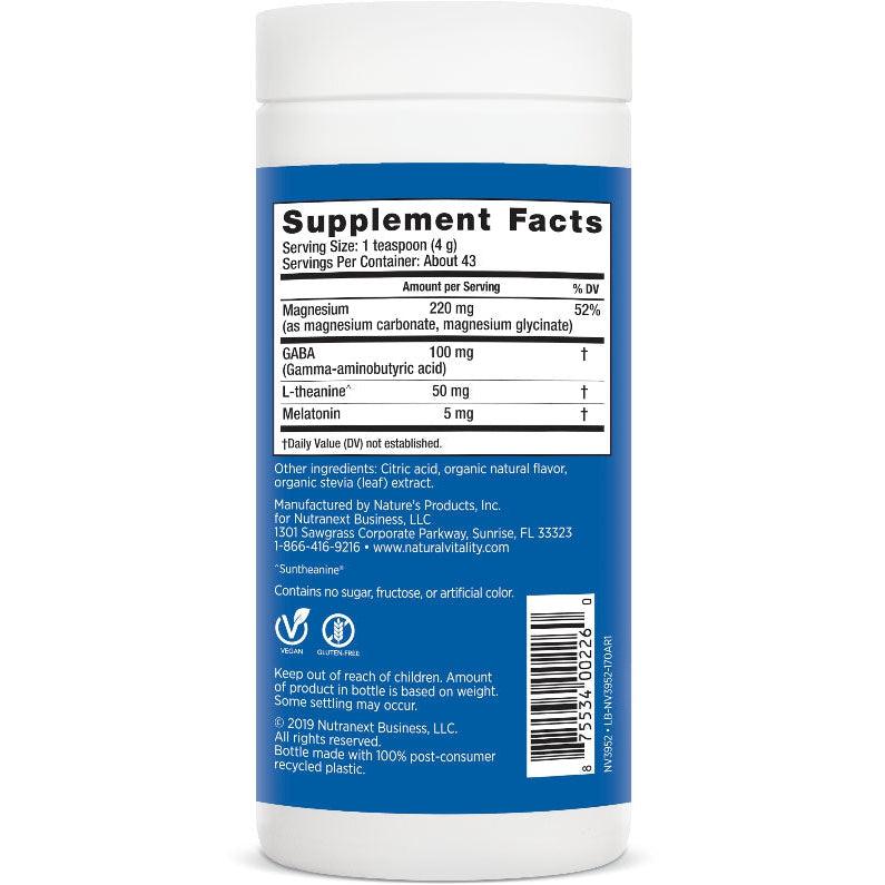 Natural Vitality CALM Sleep-N101 Nutrition