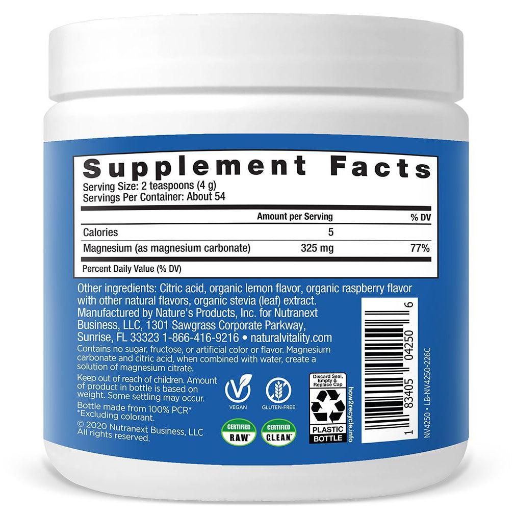 Natural Vitality Natural CALM-N101 Nutrition