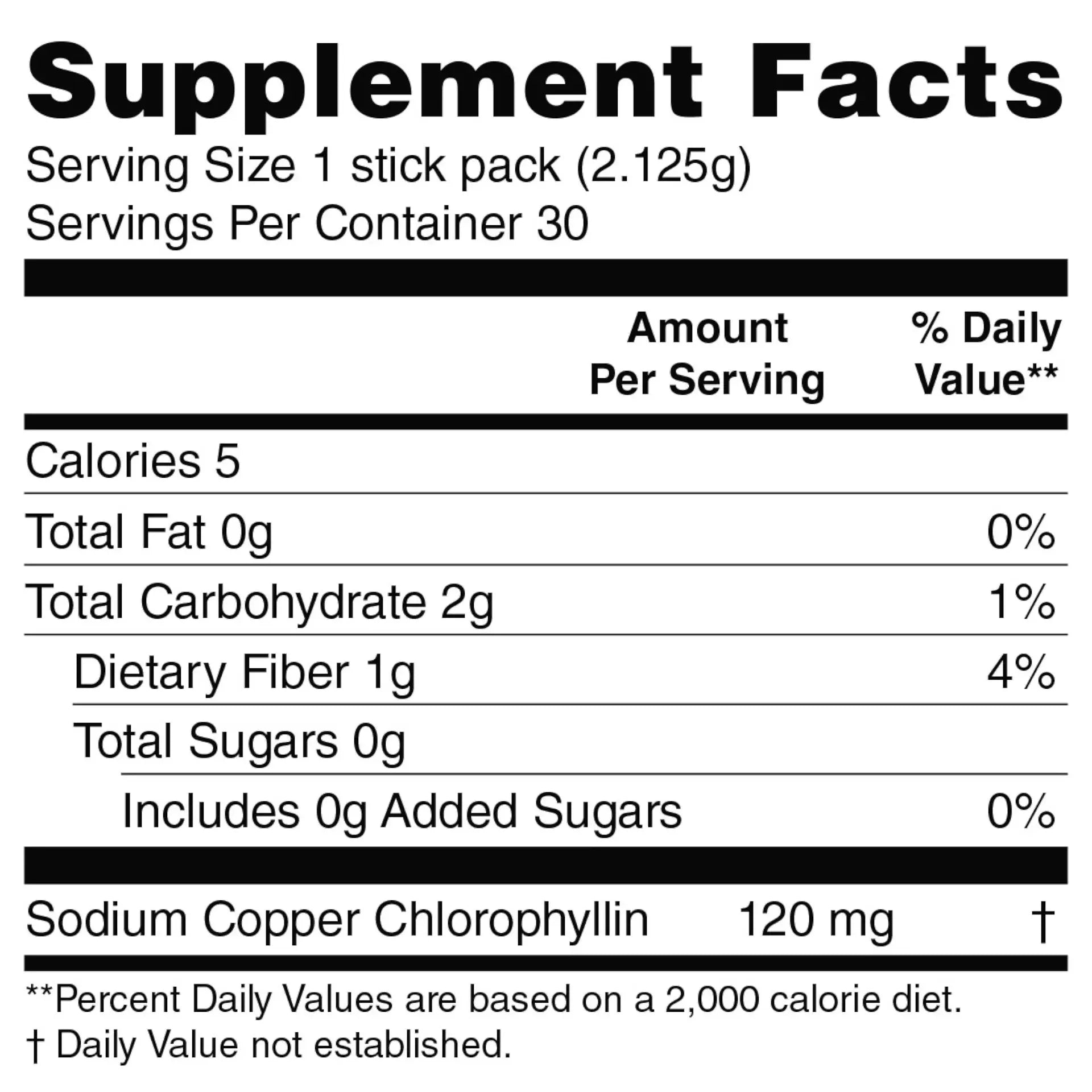 Nature's Sunshine Chlorophyll Detoxifying Stick Packs-N101 Nutrition