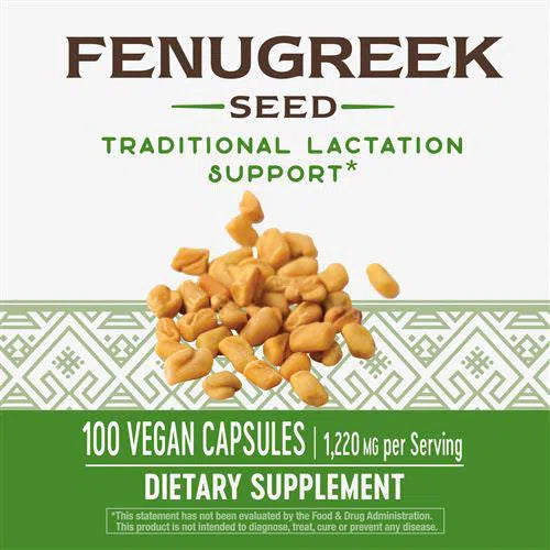 Nature's Way Fenugreek Seed-N101 Nutrition