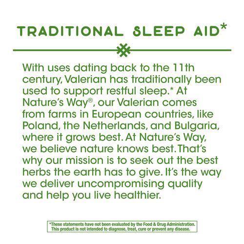 Nature's Way Valerian Root-N101 Nutrition