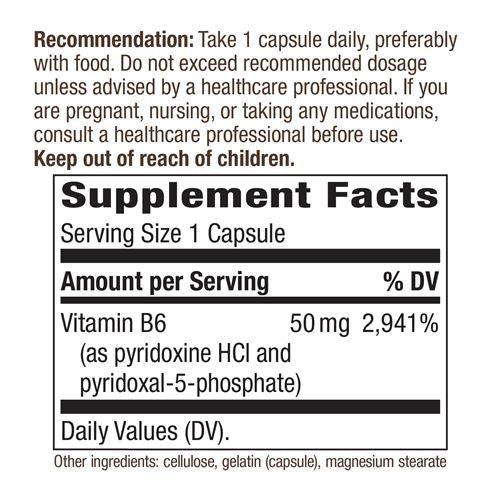 Nature's Way Vitamin B-6-N101 Nutrition