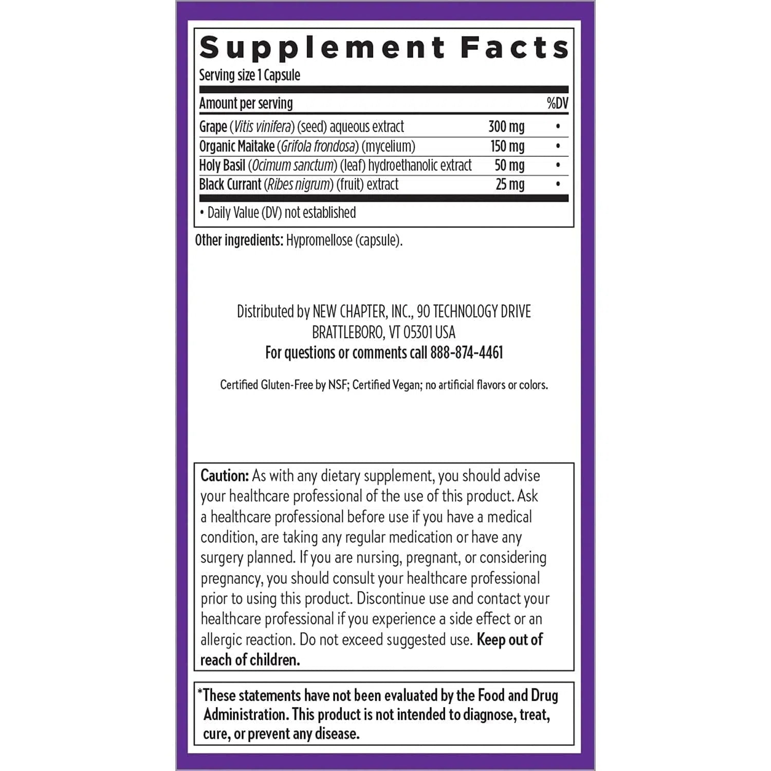 New Chapter Blood Pressure Balance-N101 Nutrition