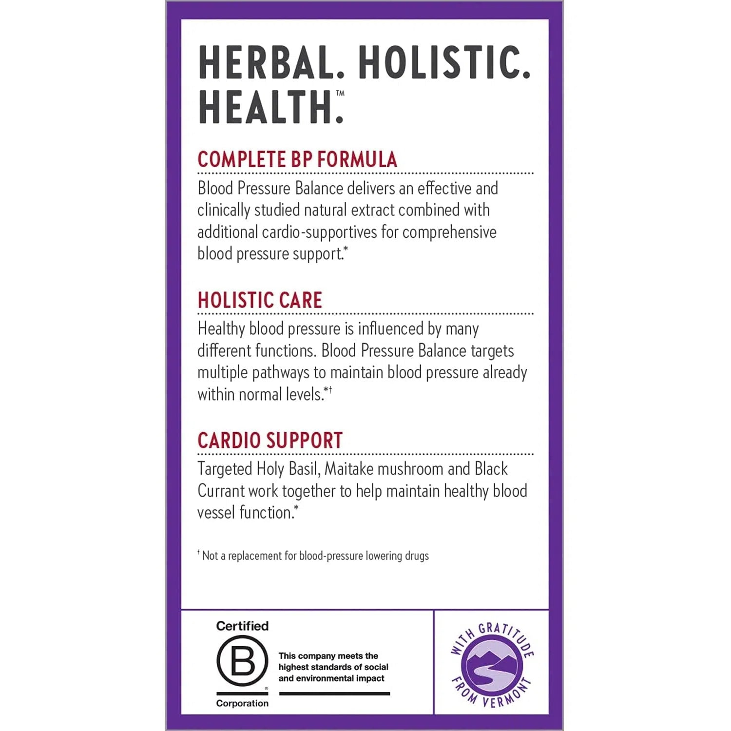 New Chapter Blood Pressure Balance-N101 Nutrition