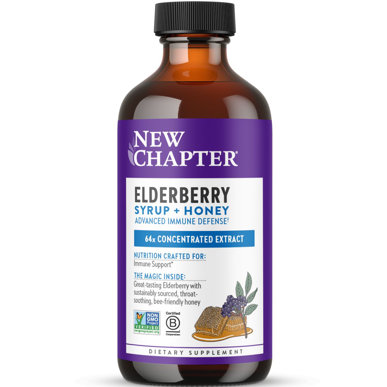 New Chapter Elderberry Syrup + Honey-N101 Nutrition