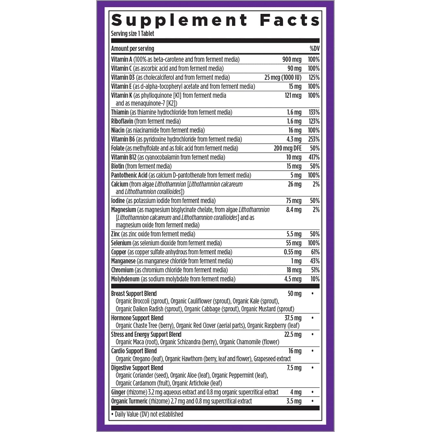 New Chapter Every Woman's One Daily 40+ Multivitamin-N101 Nutrition