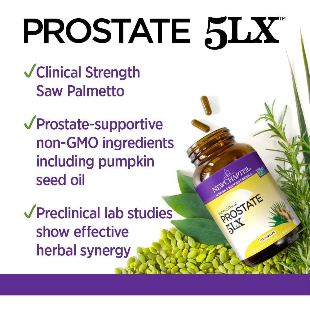 New Chapter Prostate 5LX Saw Palmetto Blend-N101 Nutrition