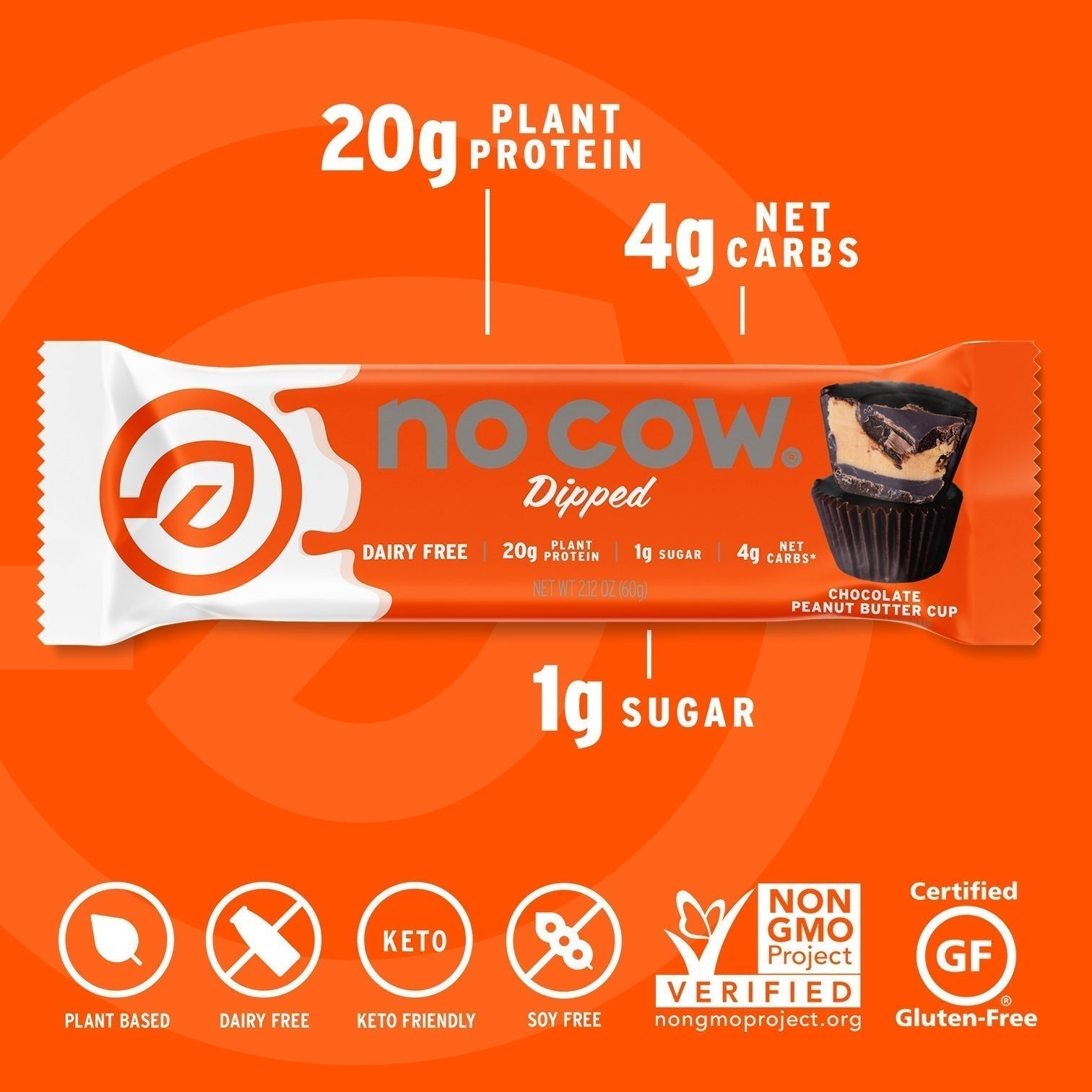 No Cow Dipped Protein Bars-N101 Nutrition