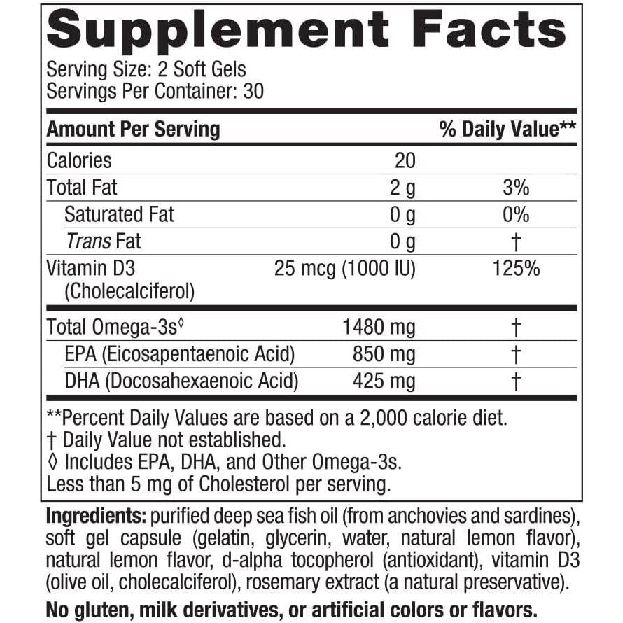 Nordic Naturals Ultimate Omega Xtra-N101 Nutrition