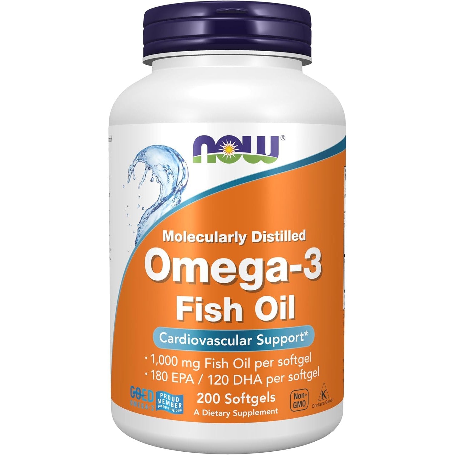 NOW Omega-3, Molecularly Distilled-N101 Nutrition