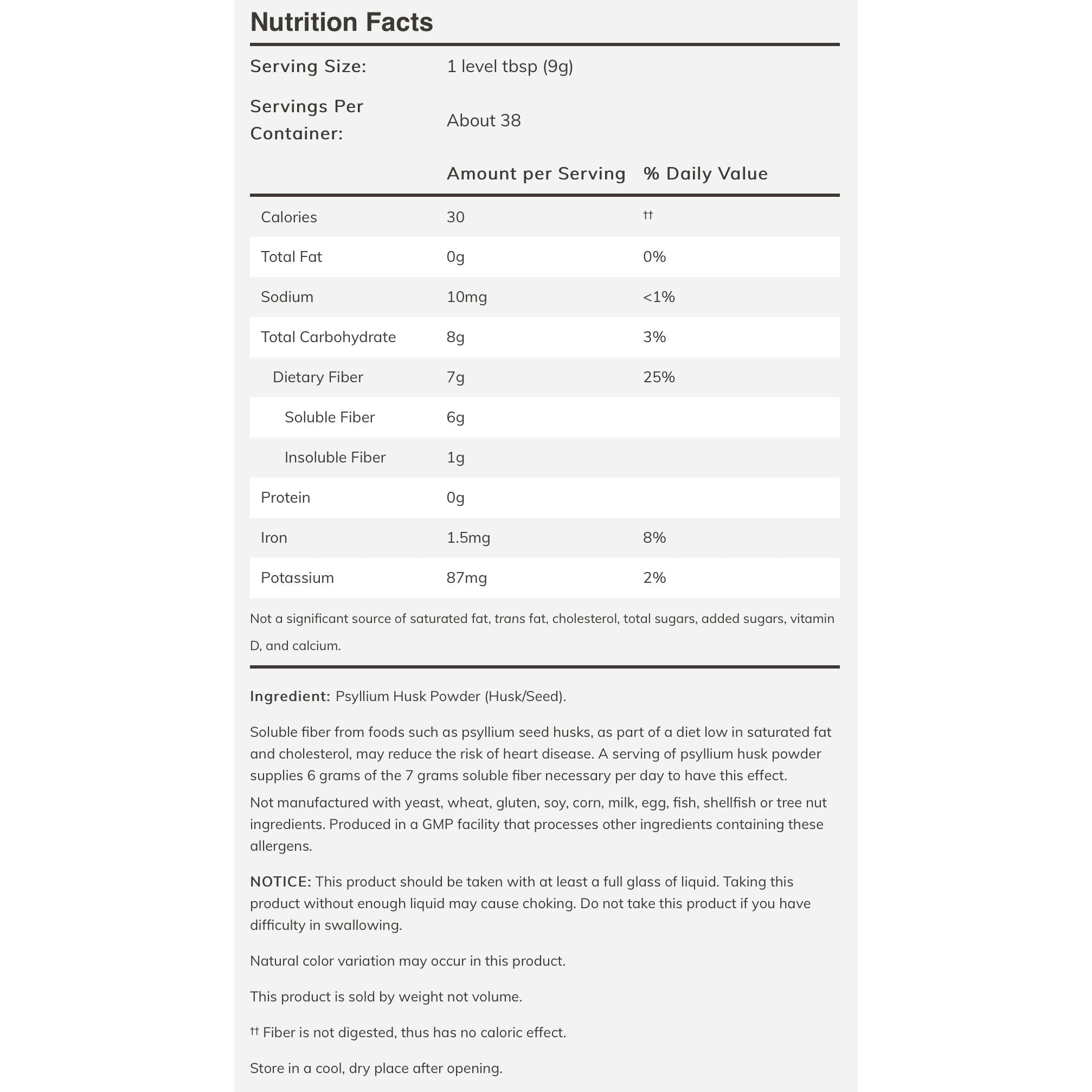 NOW Psyllium Husk Powder-N101 Nutrition