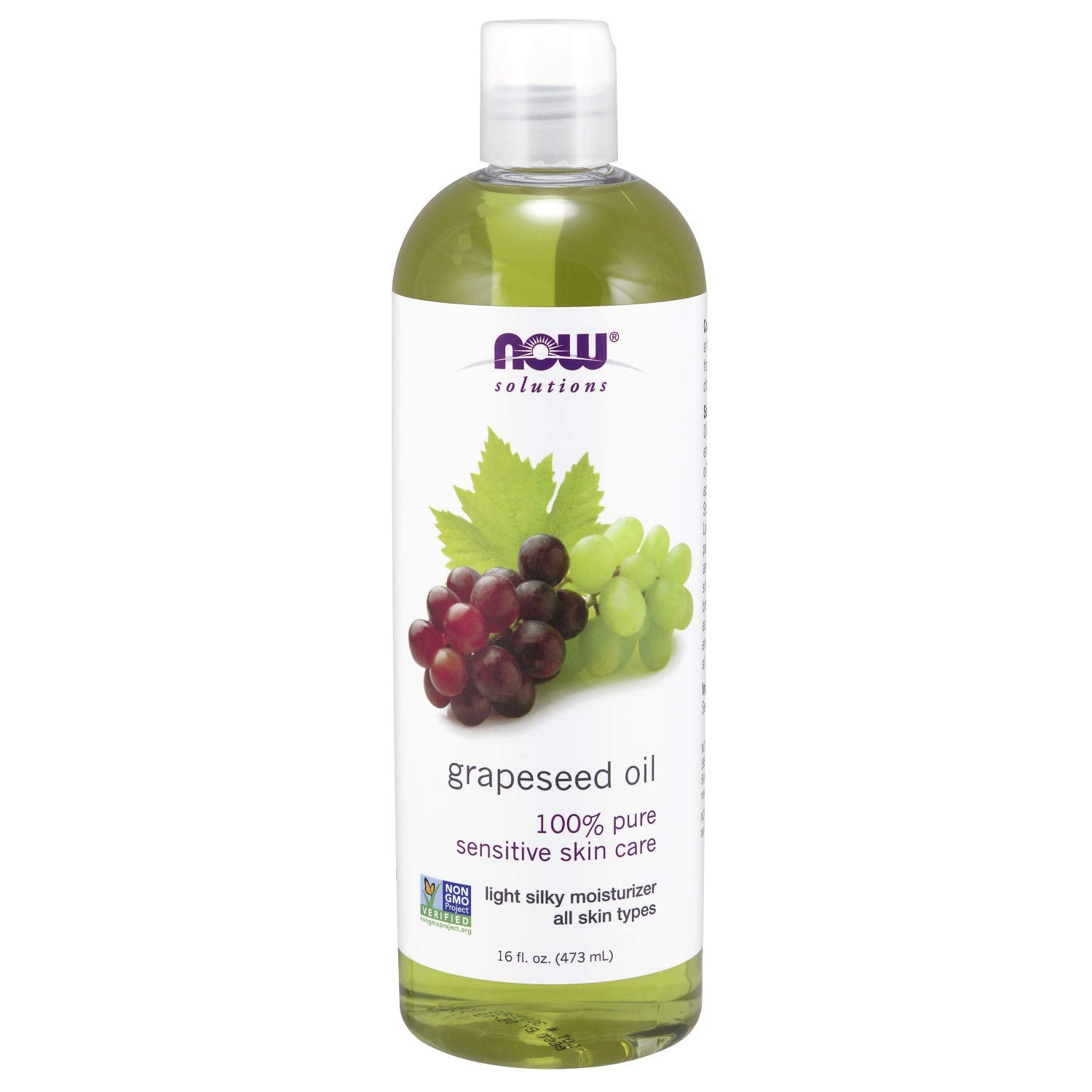 NOW Solutions Grapeseed Oil-16 fl oz-N101 Nutrition