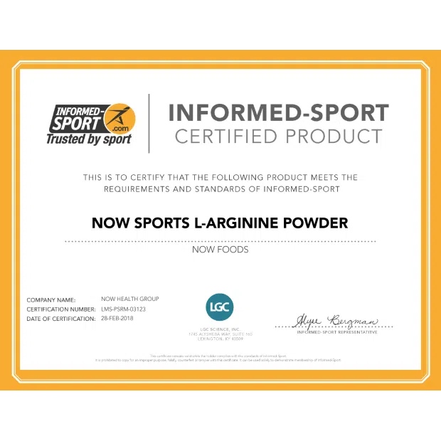 NOW Sports L-Arginine Powder-N101 Nutrition