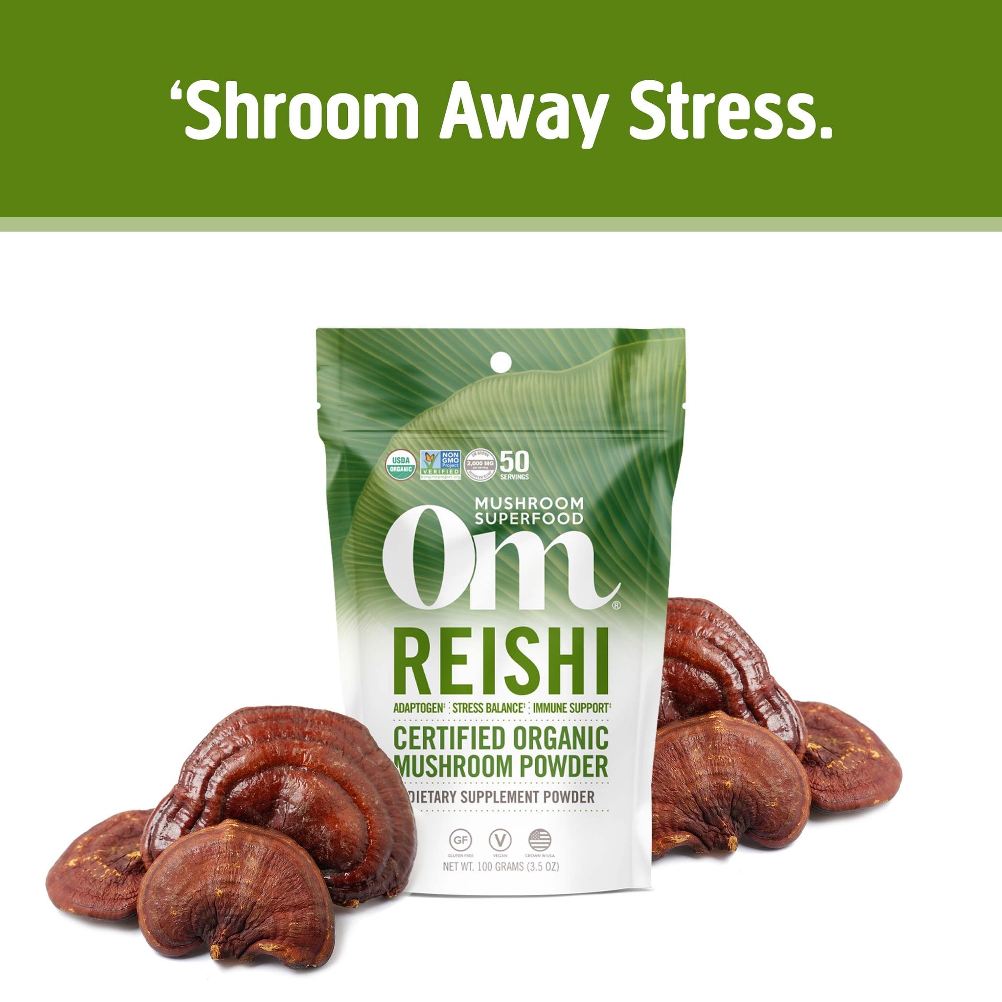 OM Reishi Mushroom Powder-N101 Nutrition