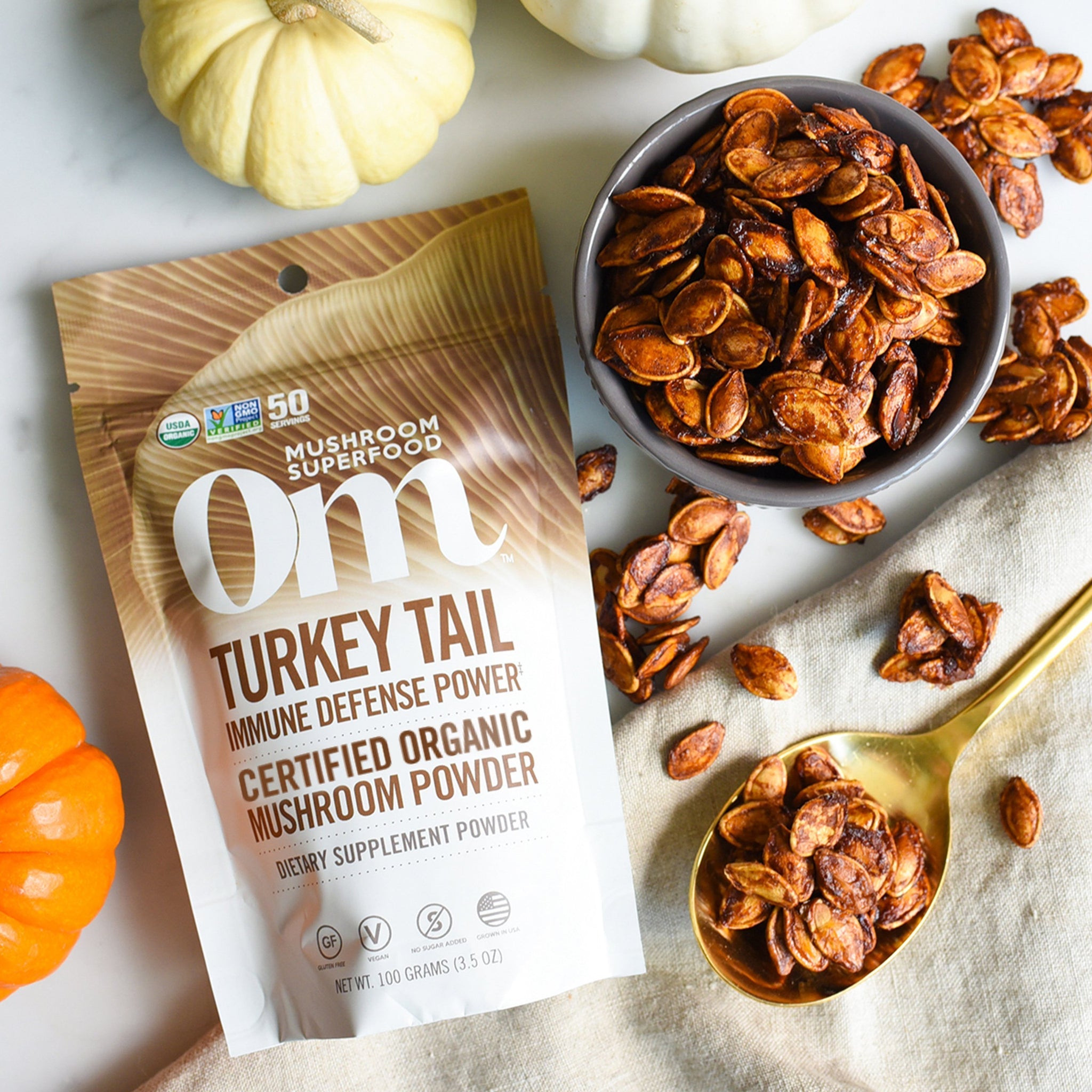 OM Turkey Tail Mushroom Powder-N101 Nutrition