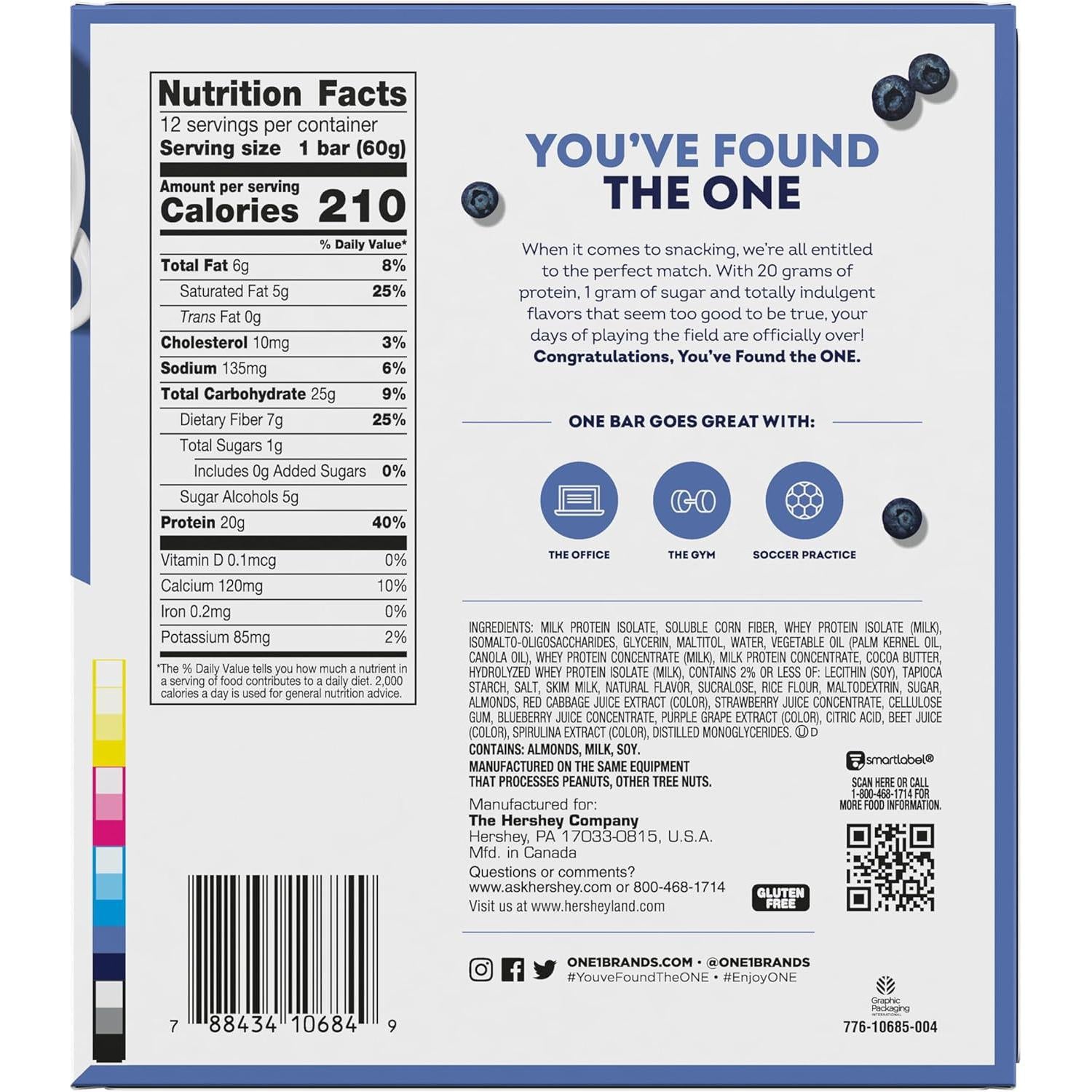 One Brands ONE Bars-N101 Nutrition