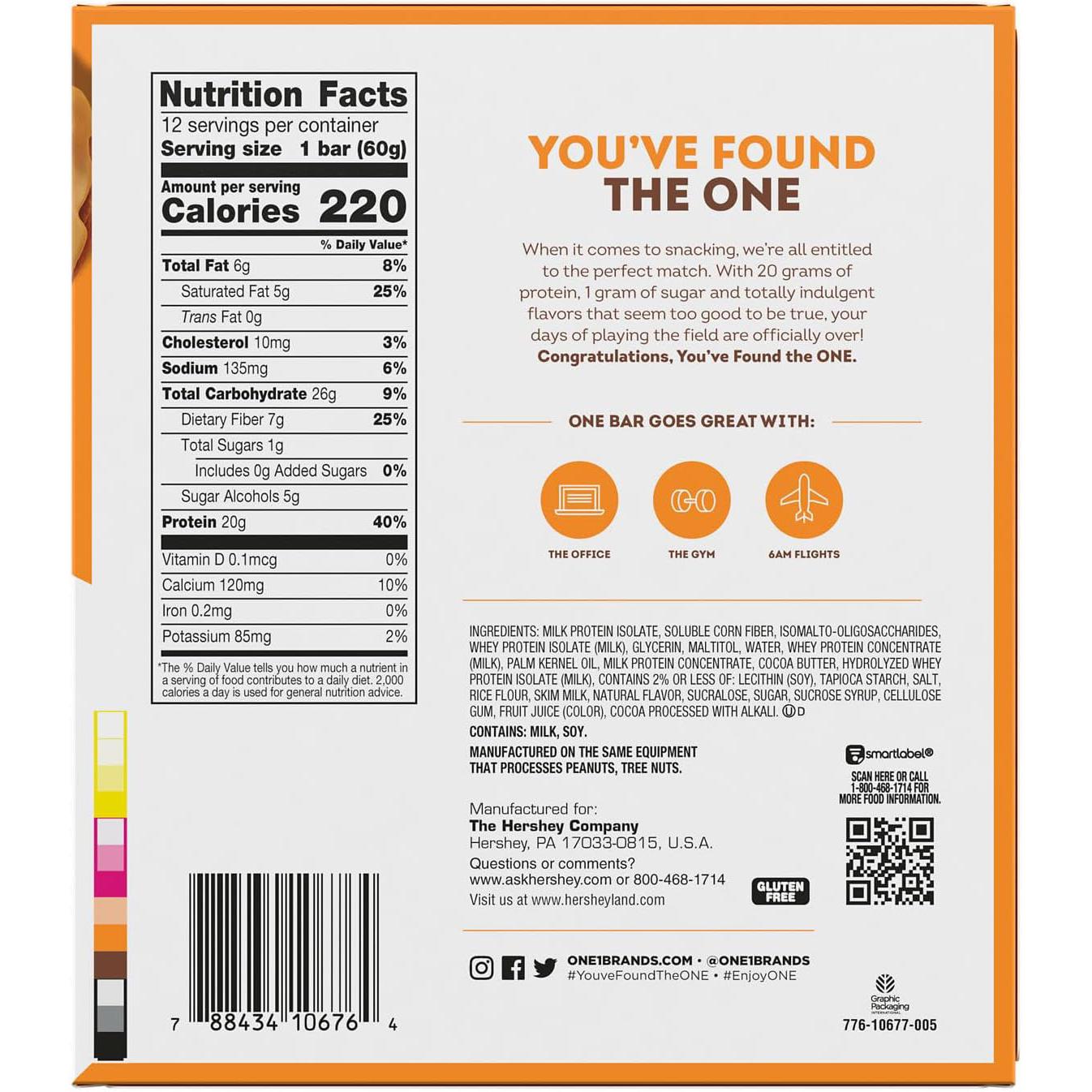 One Brands ONE Bars-N101 Nutrition