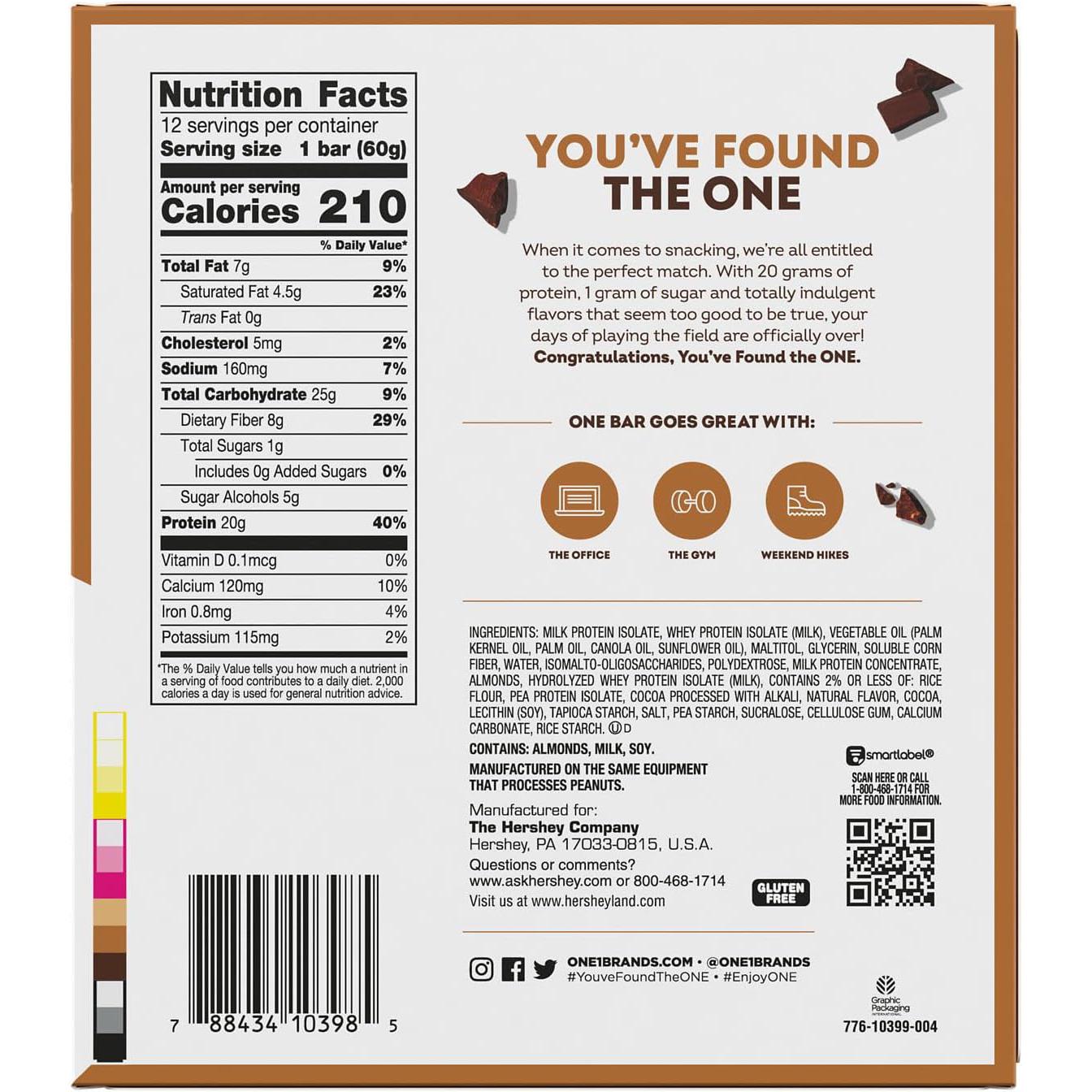 One Brands ONE Bars-N101 Nutrition