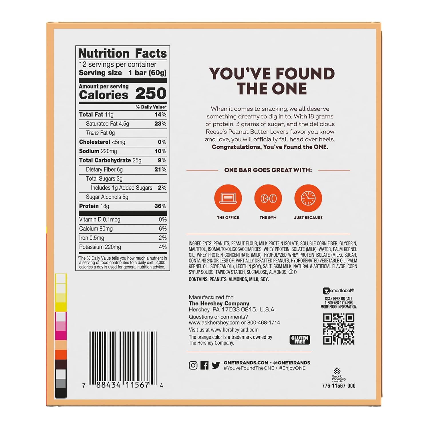 One Brands ONE Bars-N101 Nutrition