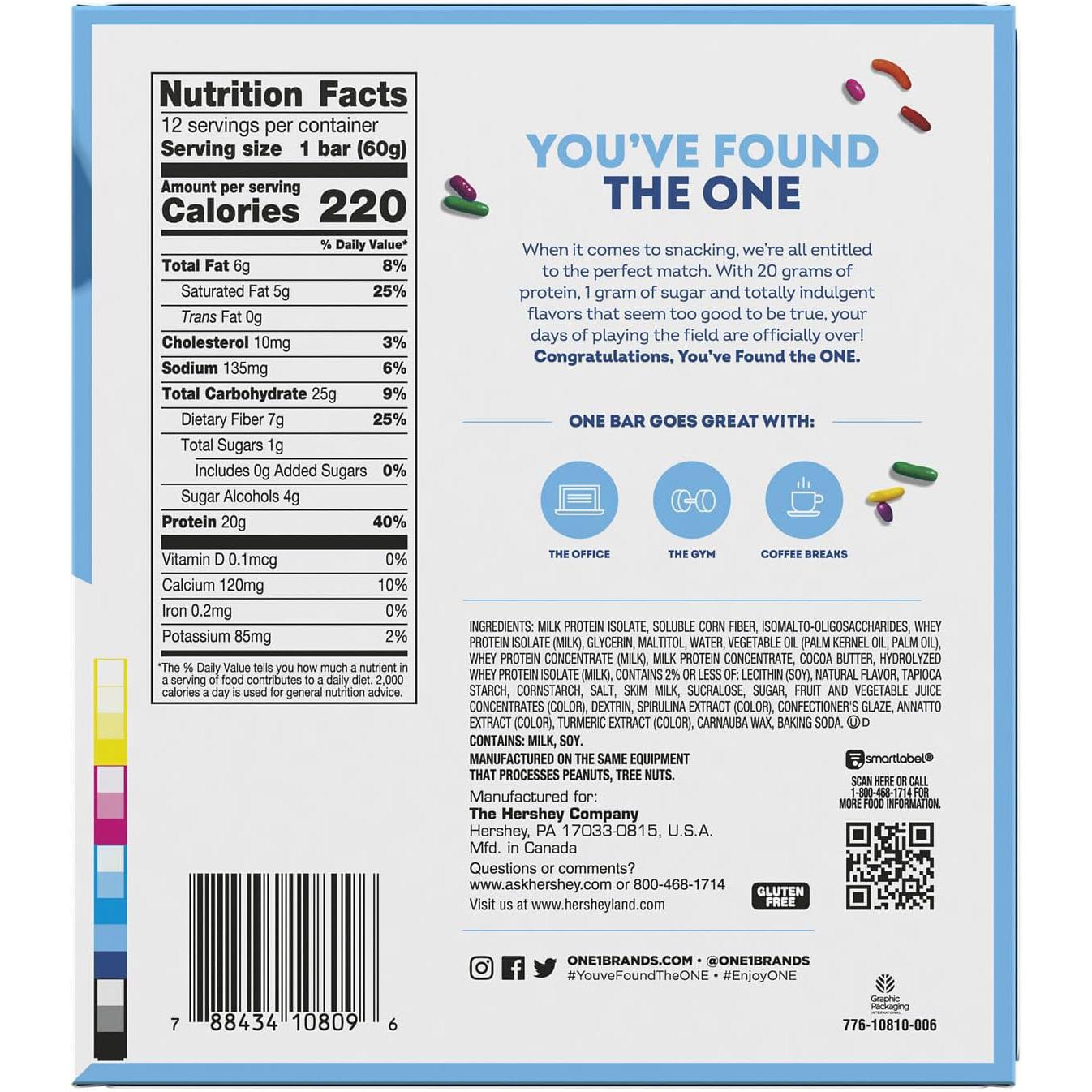 One Brands ONE Bars-N101 Nutrition
