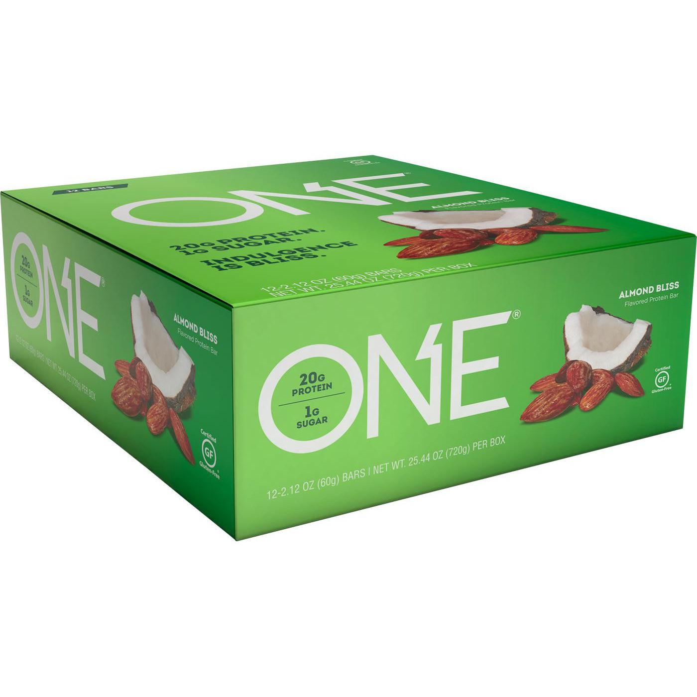 One Brands ONE Bars-Box (12 bars)-Almond Bliss-N101 Nutrition