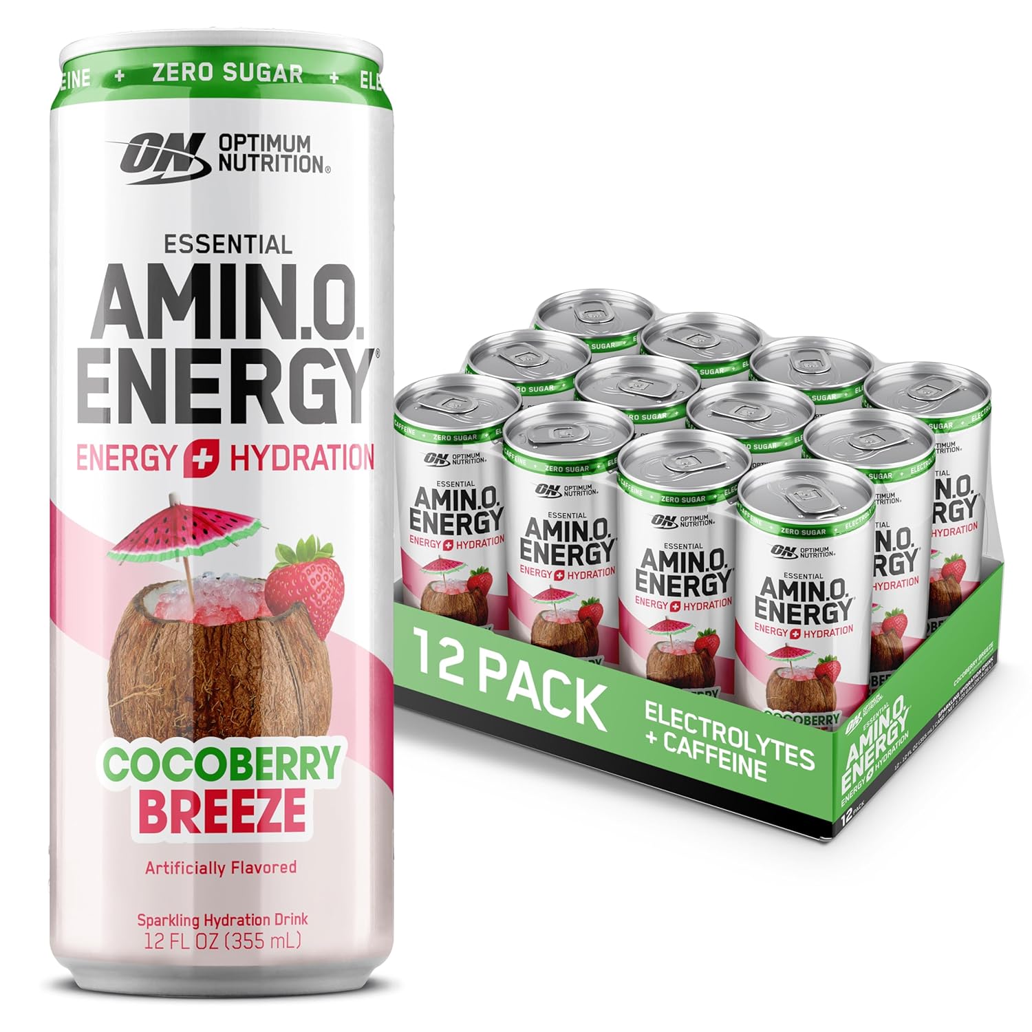 Optimum Nutrition Essential AMIN.O. Energy Sparkling Hydration Drink-N101 Nutrition