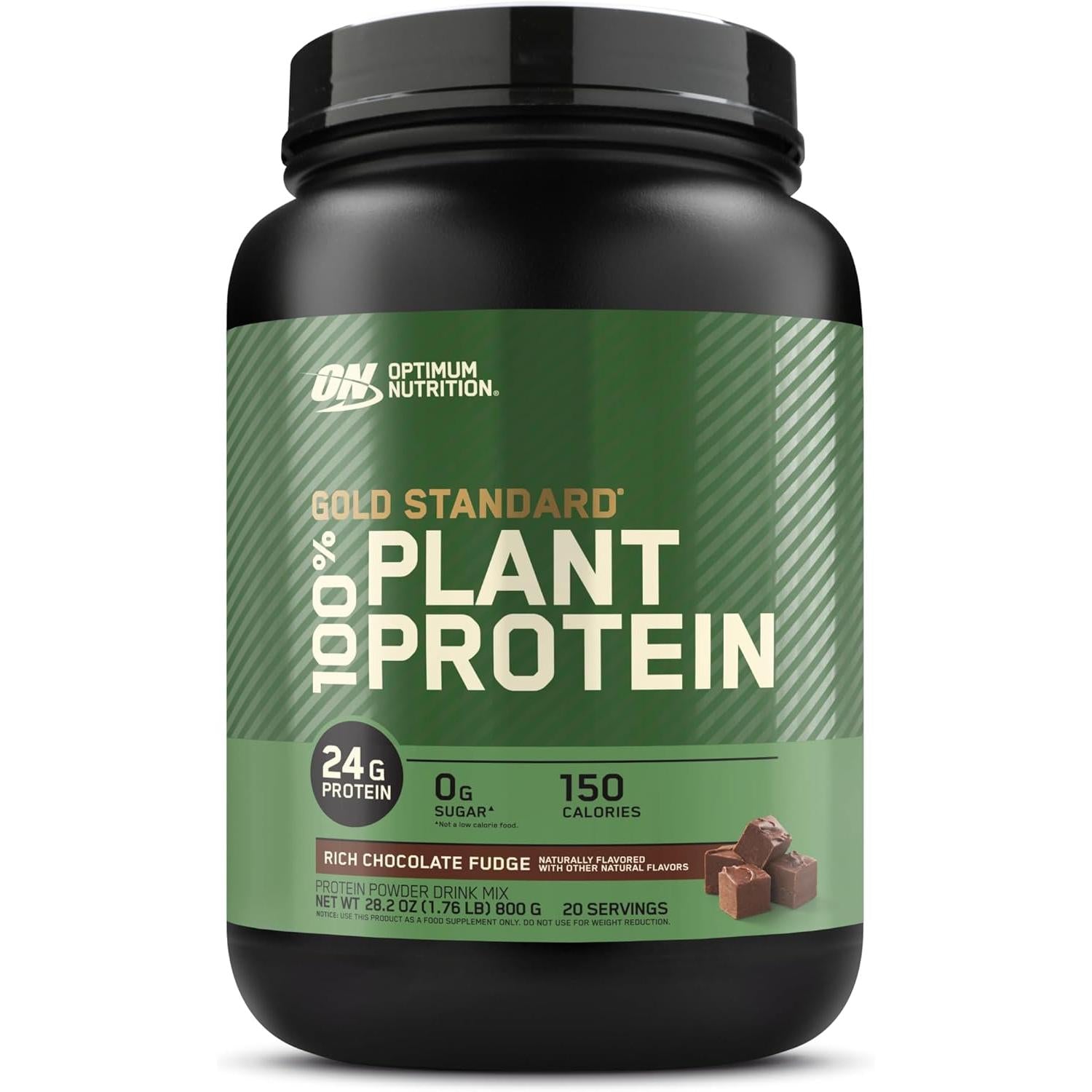 Optimum Nutrition Gold Standard 100% Plant Protein-20 servings-Rich Chocolate Fudge-N101 Nutrition