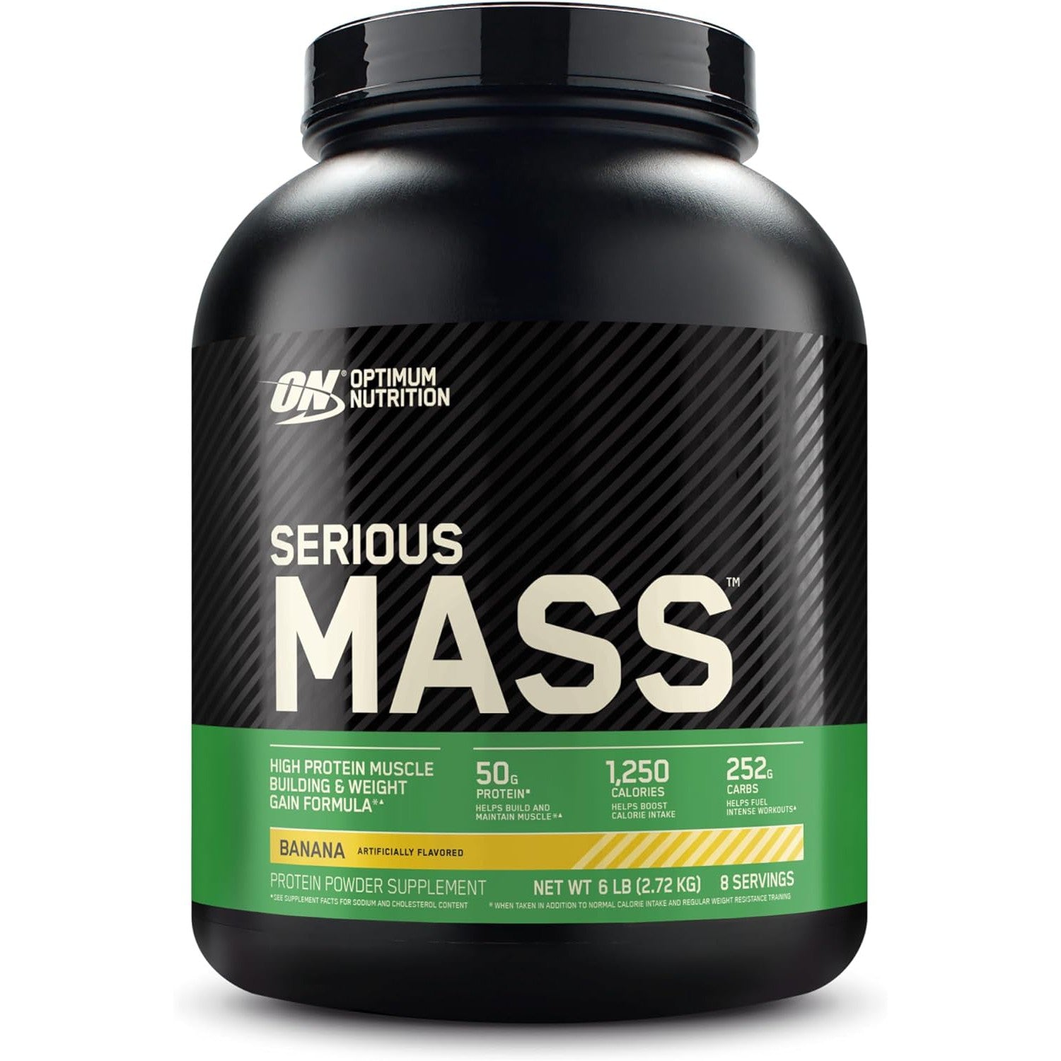 Optimum Nutrition Serious Mass-6 lbs-Banana-N101 Nutrition