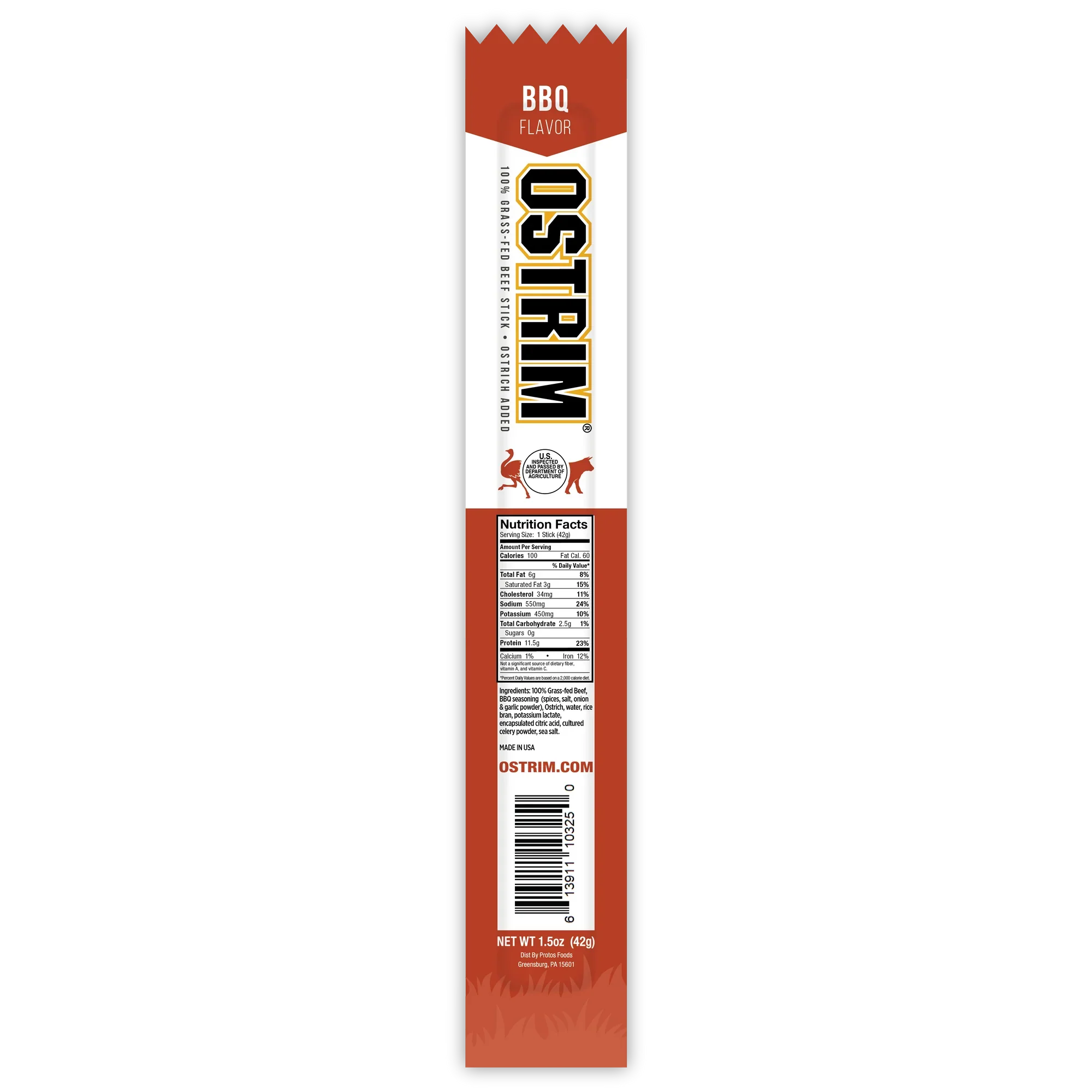 Ostrim Sticks-N101 Nutrition